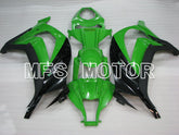 Kawasaki NINJA ZX10R 2011-2015 Injection ABS Fairing - Factory Style - Black Green - MFS4085